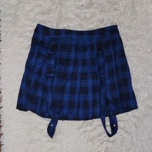 Black & blue skirt
